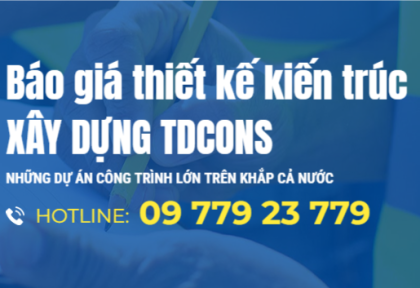 Báo giá thiết kế kiến trúc  Báo giá thiết kế kiến trúc