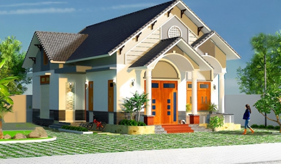 Mẫu nhà cấp 4 hiện đại chi phí thấp tại TDCONS Mẫu nhà cấp 4 hiện đại chi phí thấp tại TDCONS