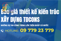 Báo giá thiết kế kiến trúc  Báo giá thiết kế kiến trúc