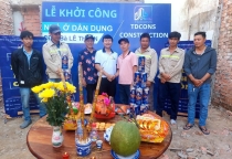 Thi công xây dựng nhà bác Ẩn tại Thủ Đức