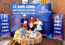 Mẫu nhà phố hiện đại 1 trệt 1 lầu tại TP.HCM