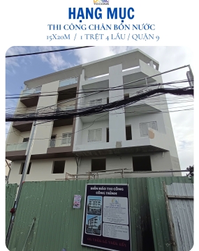 Thi công lắp đặt chân bồn nước (TP Thủ Đức)