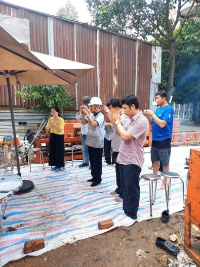 Biệt thự đơn lập TP Thủ Đức (Triển khai đổ bê tông sàn Tầng 3)