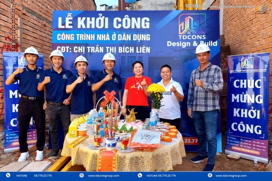 ĐỘNG THỔ KHỞI CÔNG NHÀ PHỐ 5 TẦNG TÂN CỔ ĐIỂN TẠI CHƯƠNG DƯƠNG , TP. HỒ CHÍ MINH