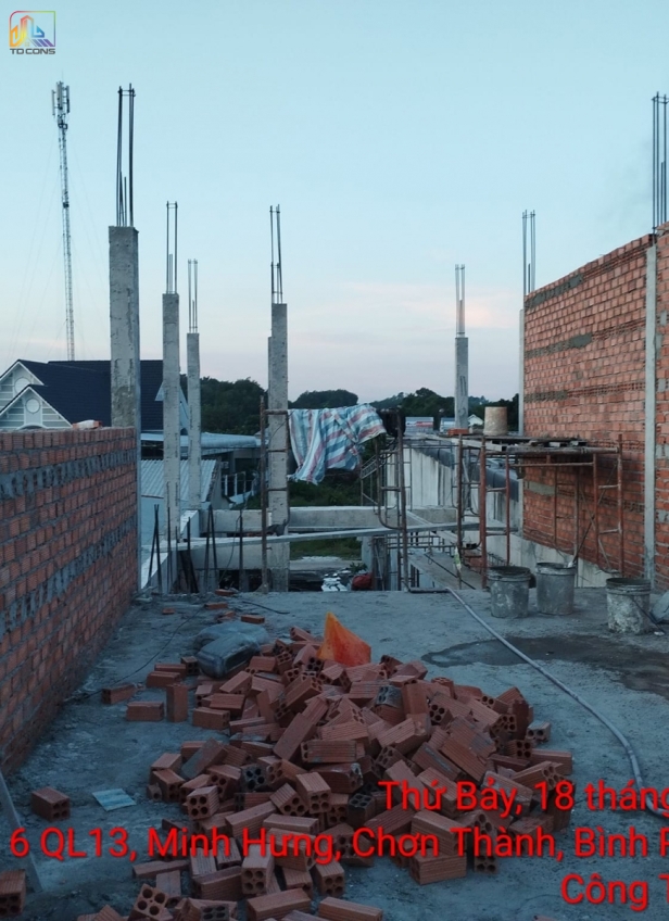 Gia đình Chị Thu ( Xây tường bao 200mm)