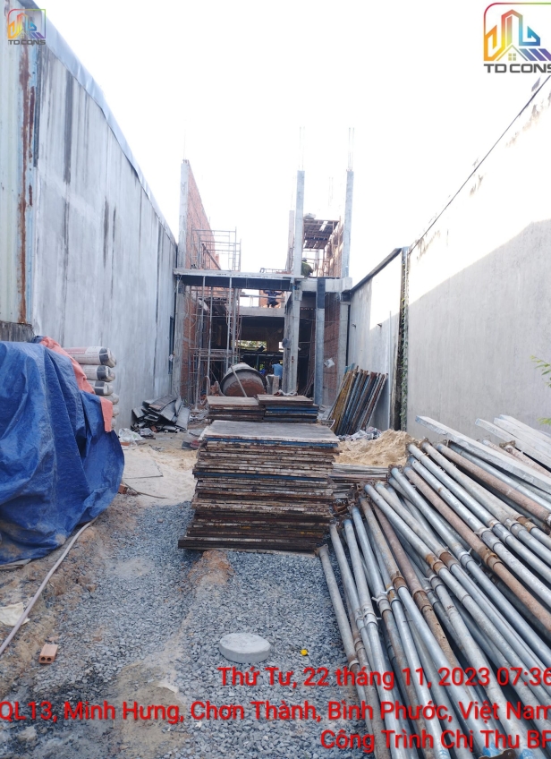 Gia đình Chị Thu ( Xây tường bao 200mm)