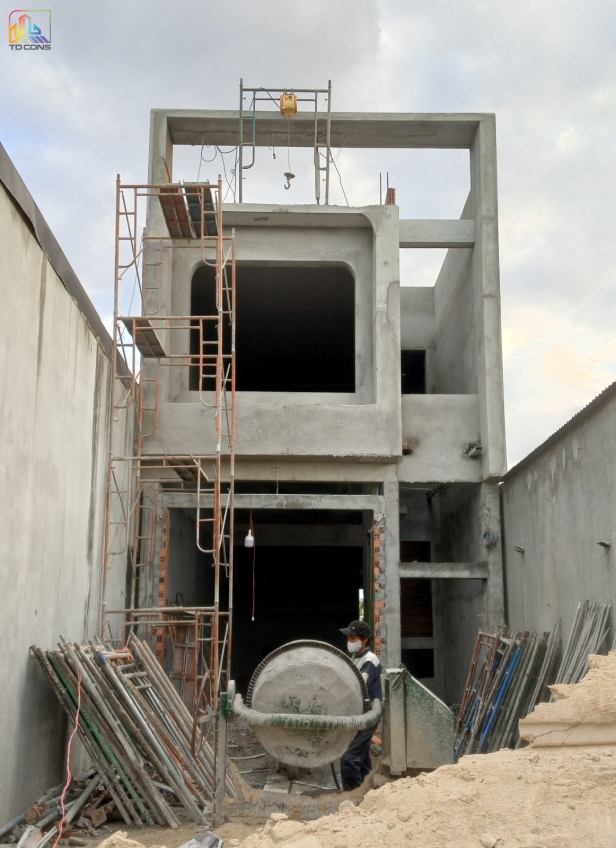 XÂY NHÀ TRỌN GÓI CHỊ THU BÌNH PHƯỚC ( PHẦN THÔ )