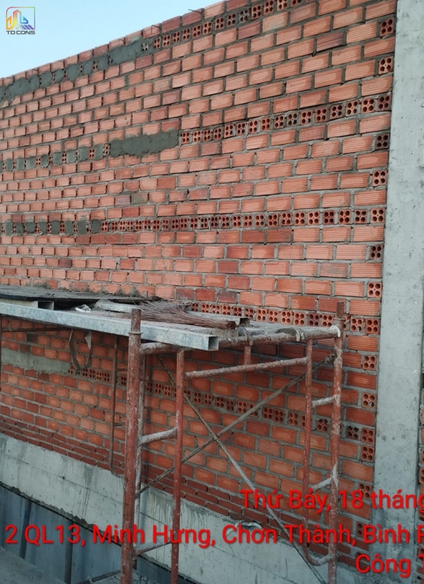 Gia đình Chị Thu ( Xây tường bao 200mm)