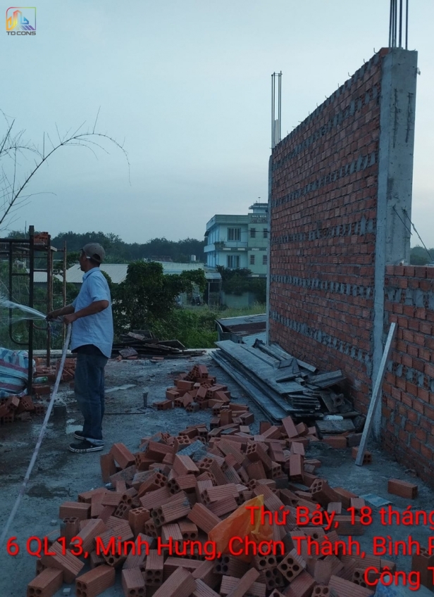 Gia đình Chị Thu ( Xây tường bao 200mm)