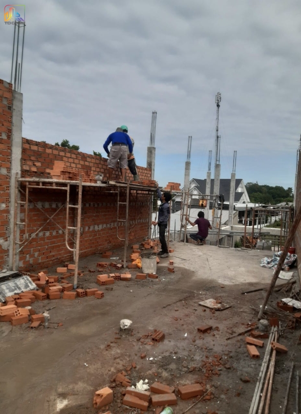 Gia đình Chị Thu ( Xây tường bao 200mm)