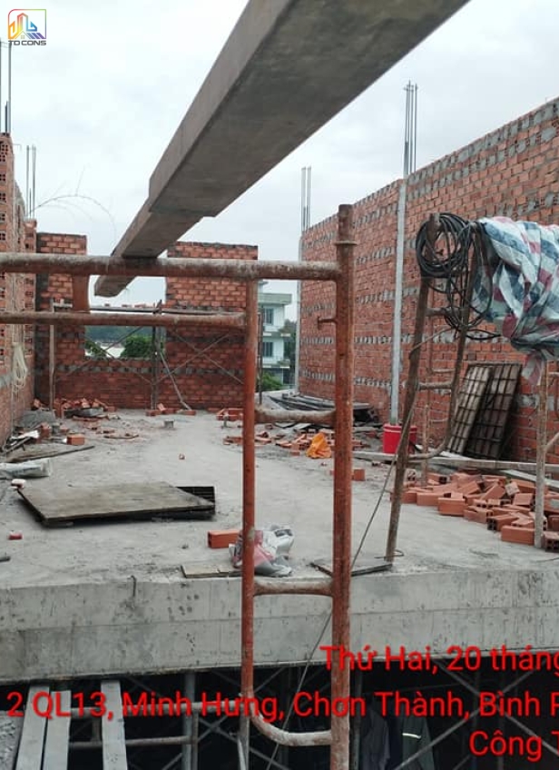 Gia đình Chị Thu ( Xây tường bao 200mm)