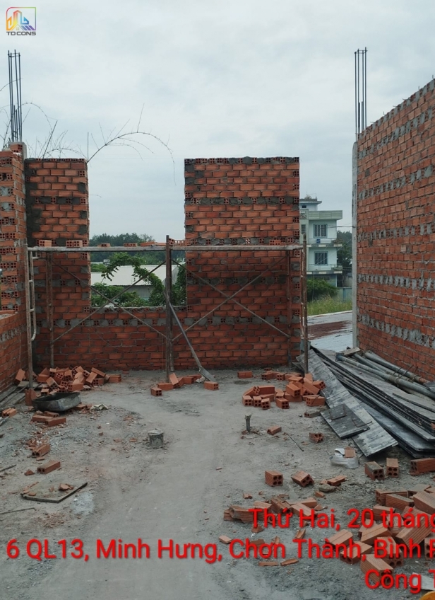 Gia đình Chị Thu ( Xây tường bao 200mm)