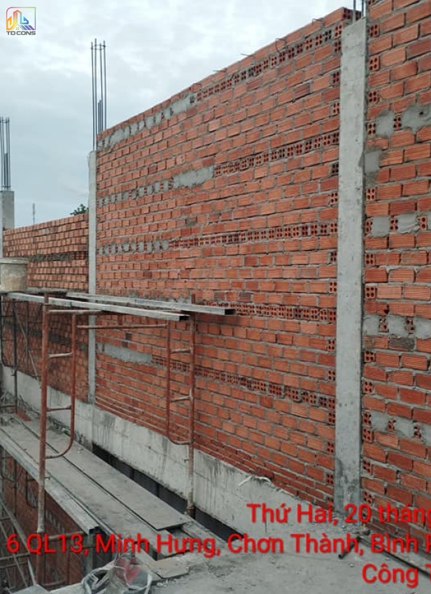 Gia đình Chị Thu ( Xây tường bao 200mm)